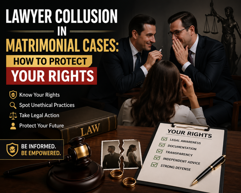 Lawyer Collusion Misconduct Matrimonial Cases Delhi