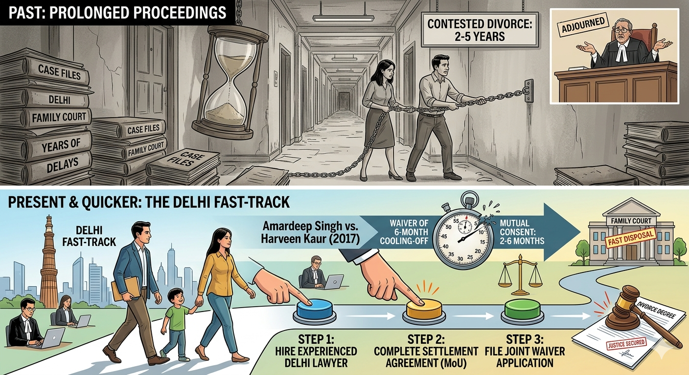 Tired of Prolonged Proceedings? How to Expedite Your Divorce in Delhi