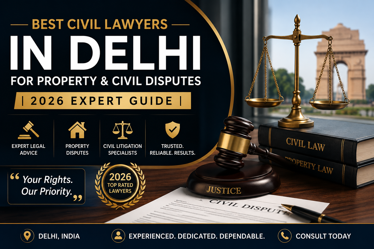 Best civil lawyers in Delhi 2026
