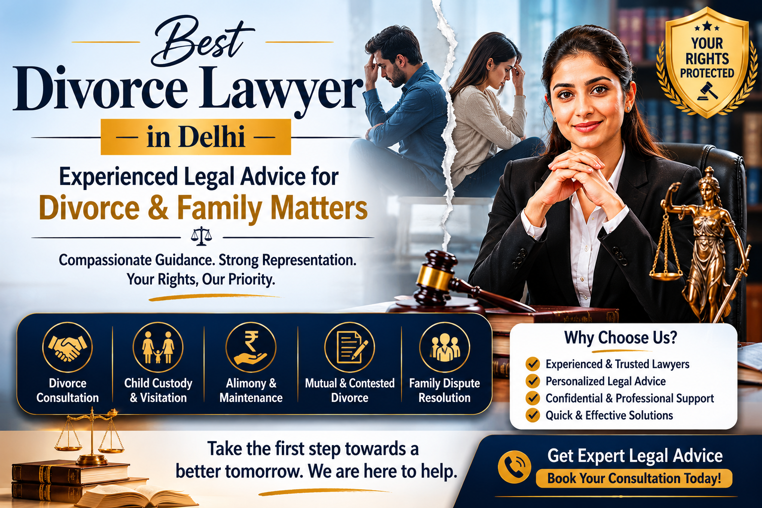 Best divorce lawyer in Delhi