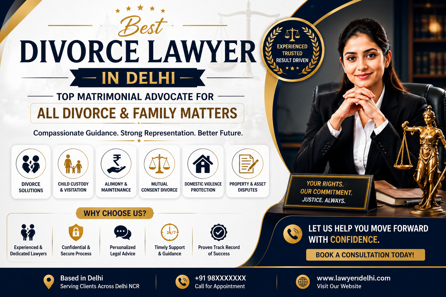 Divorce lawyer services in Delhi