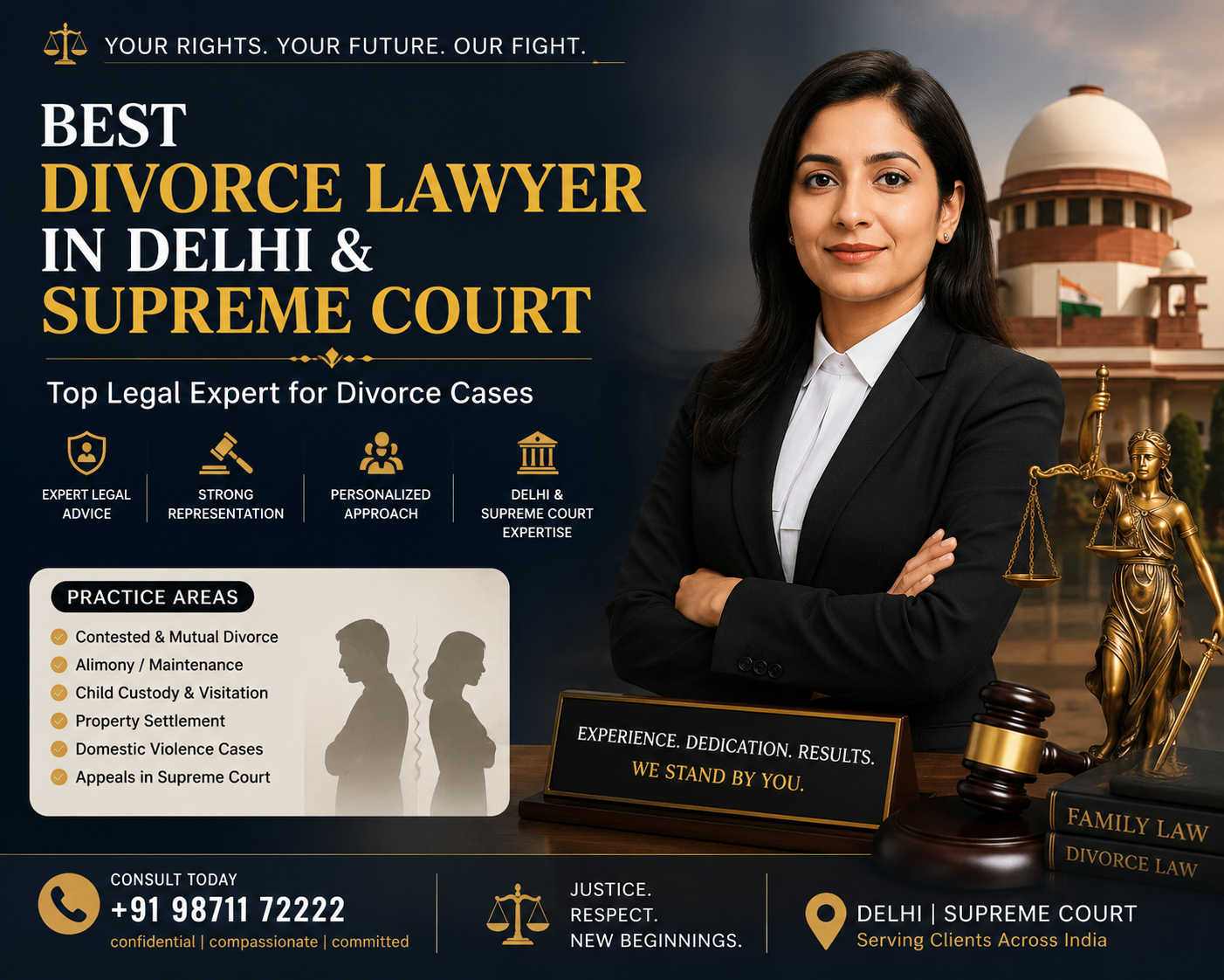 Expert divorce lawyer in Delhi