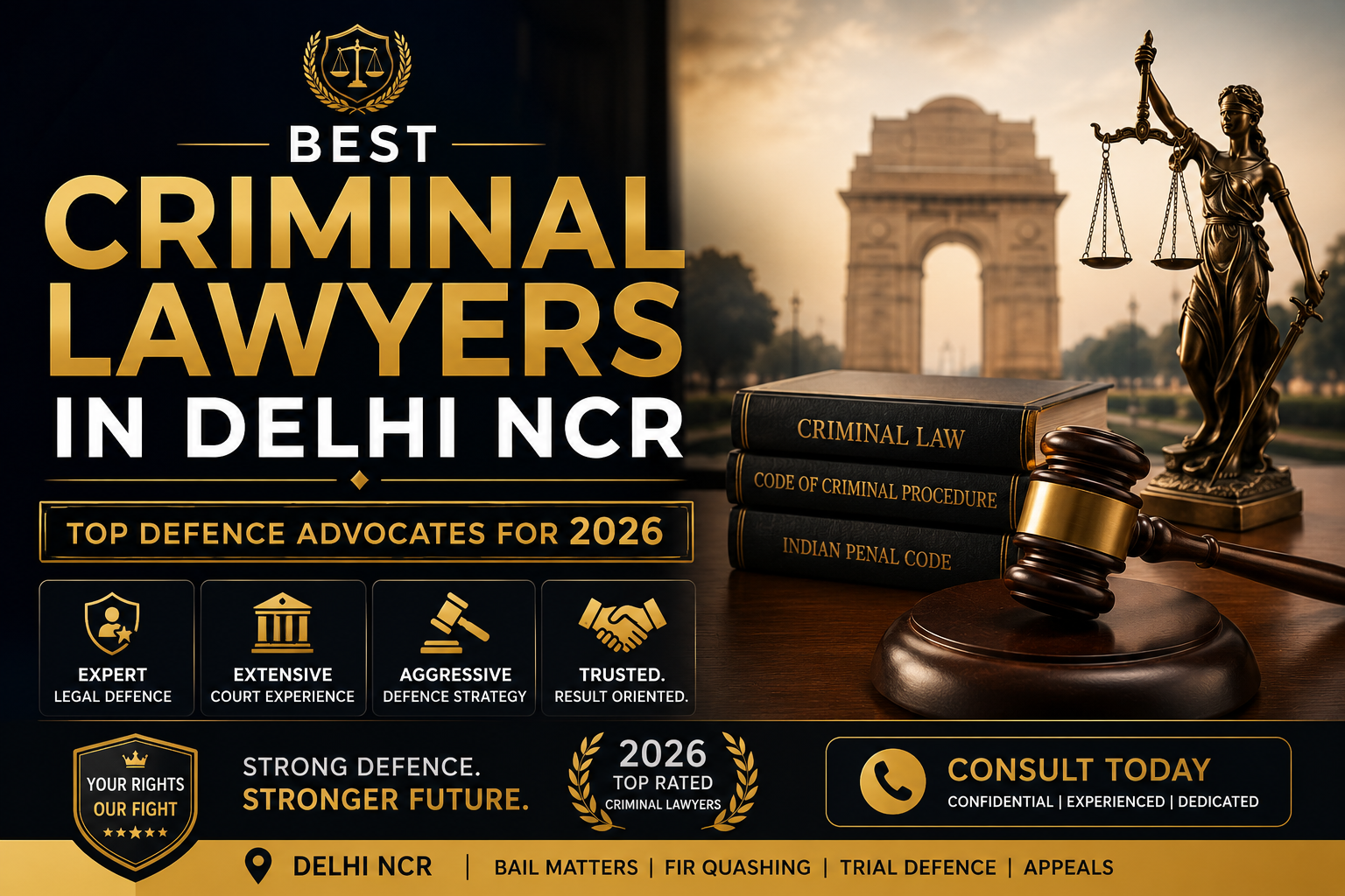 Top criminal law experts in Delhi