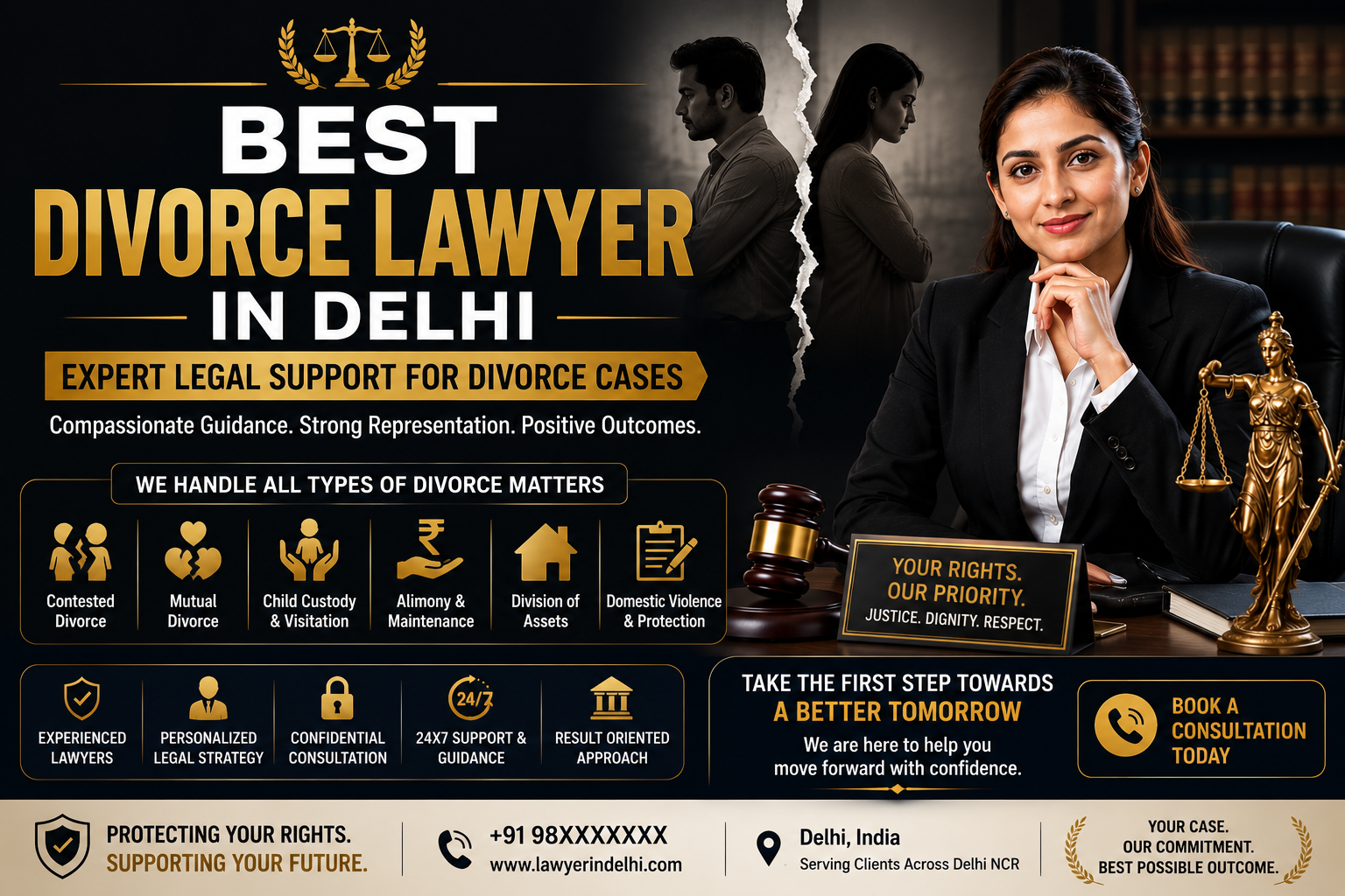 Top divorce lawyer services in Delhi