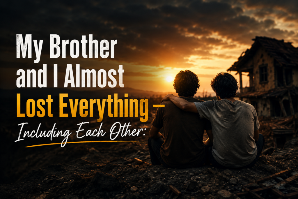Brother and I Almost Lost Everything
