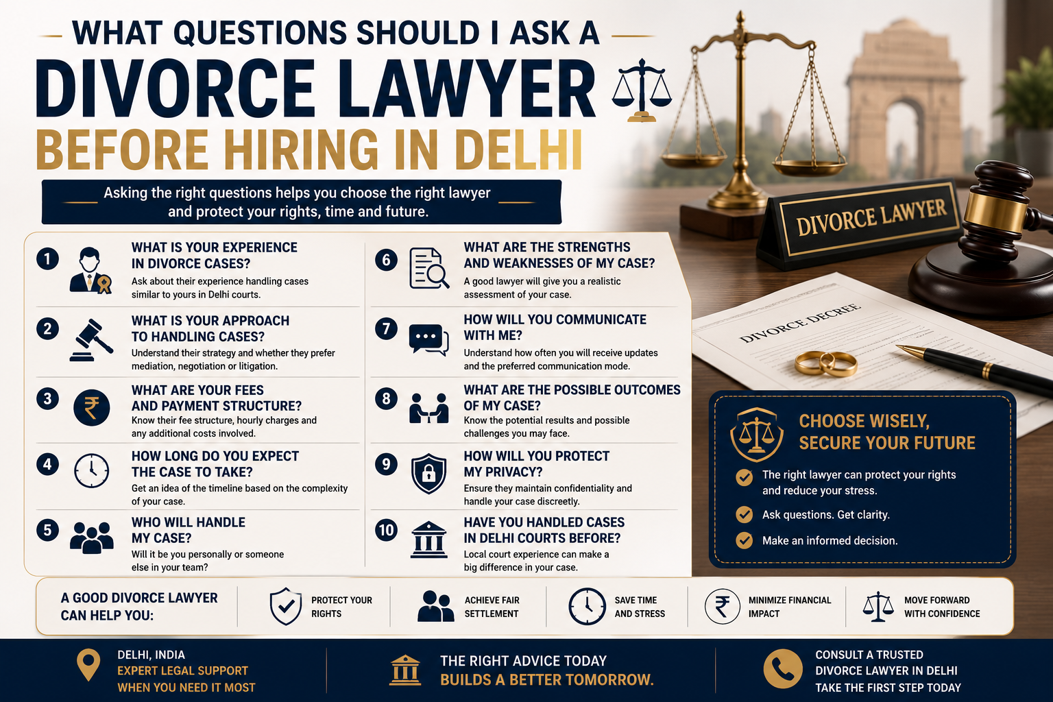 How to Find Reliable Divorce Lawyer In Delhi