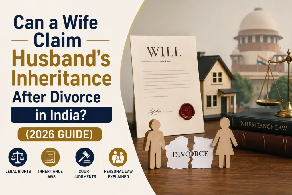 Can a Wife Claim Husband’s Inheritance After Divorce in India? (2026 Guide)