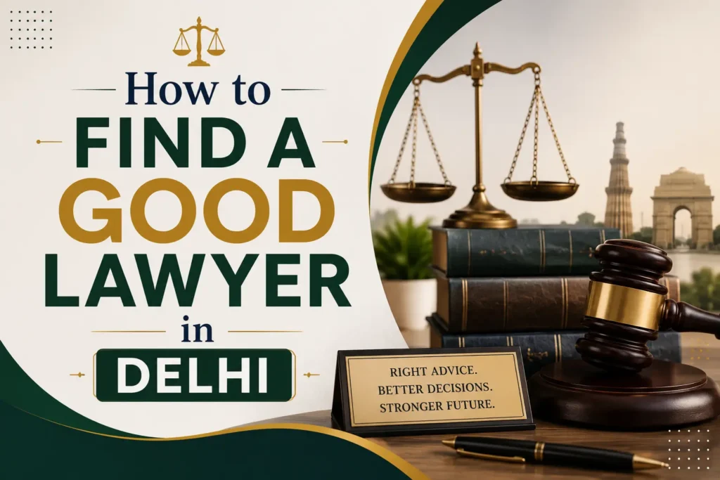 How to Find a Good Lawyer in Delhi