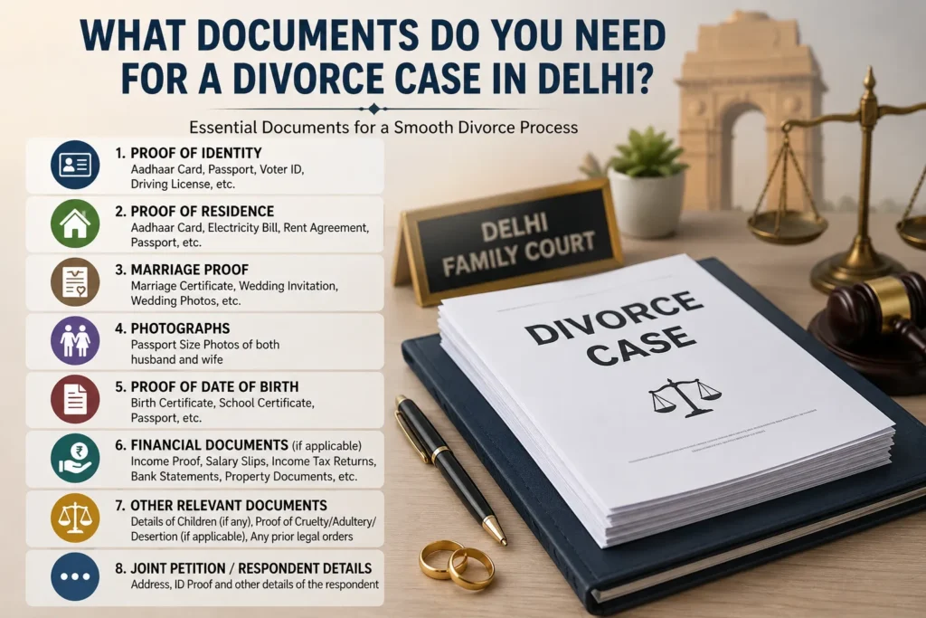 What Documents Do You Need for a Divorce Case in Delhi