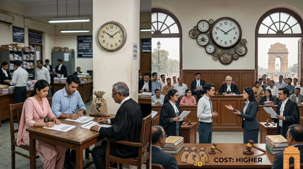 Mutual vs Contested Divorce Delhi – Cost & Time Compared