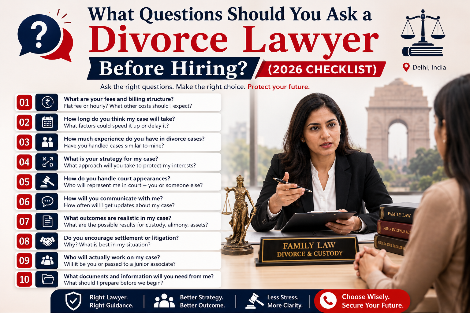 Questions to Ask a Divorce Lawyer Before Hiring