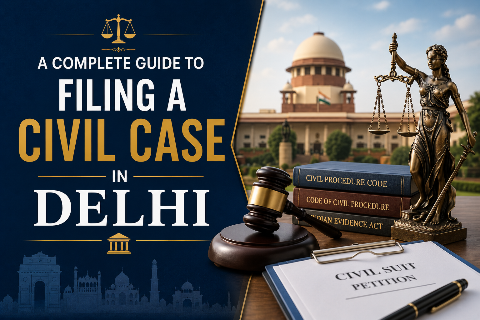 A Complete Guide to Filing a Civil Case in Delhi