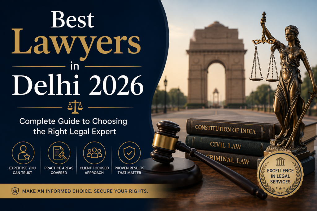 Best Lawyers in Delhi 2026: Complete Guide to Choosing the Right Legal Expert