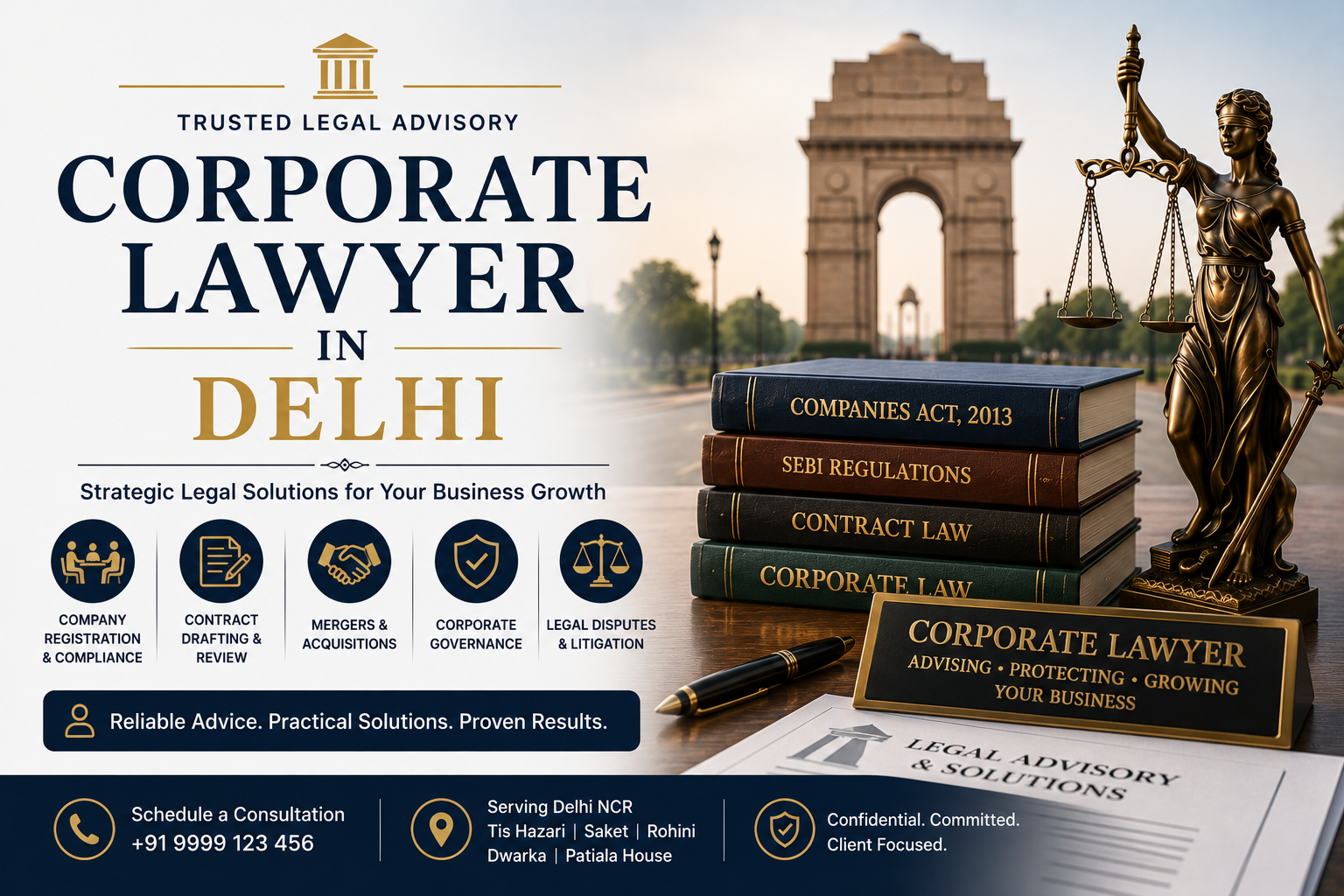 Corporate Lawyer in Delhi | Business Legal Services for Startups & SMEs