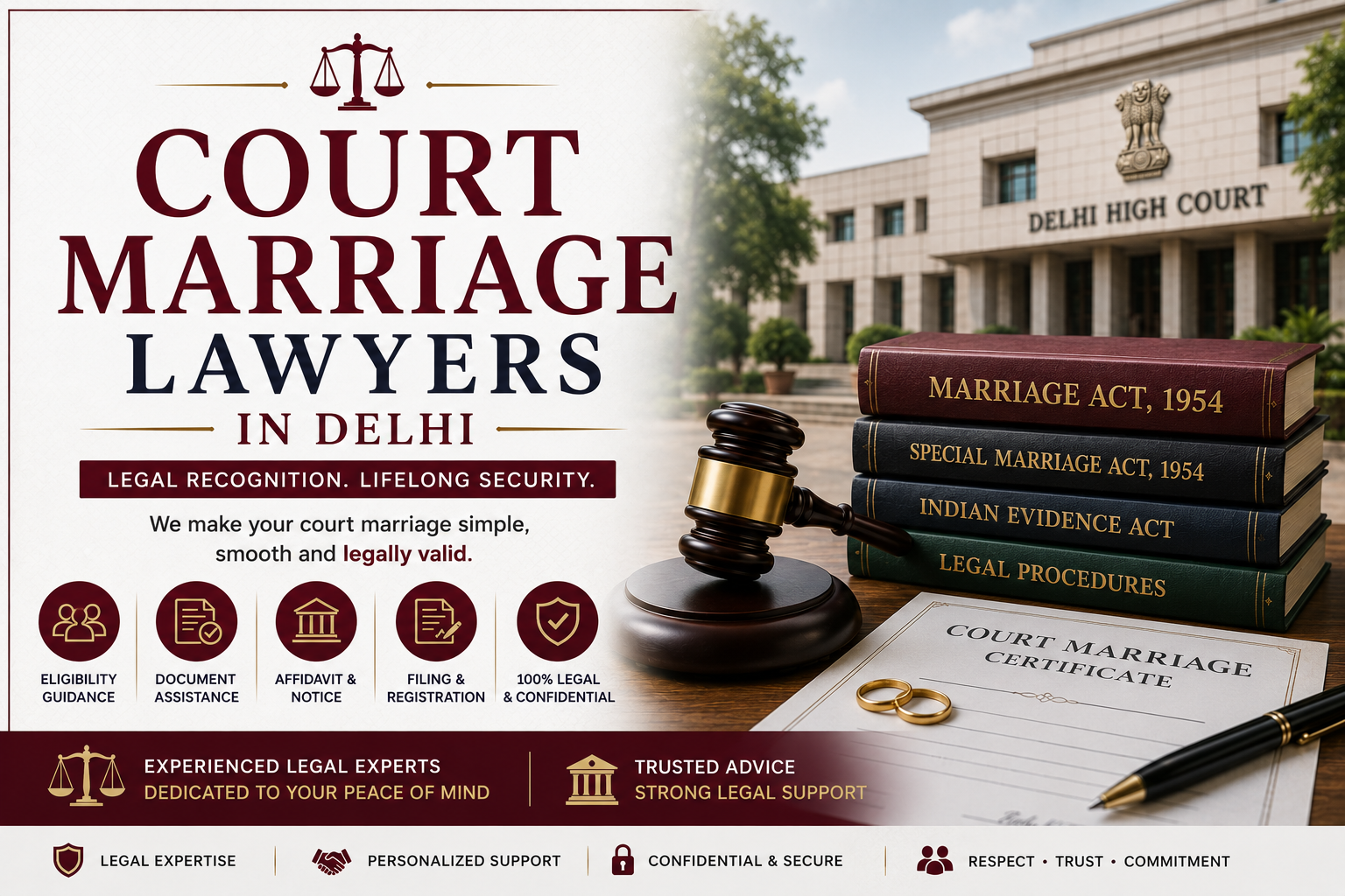 Court Marriage Lawyer in Delhi | Special Marriage Act Registration