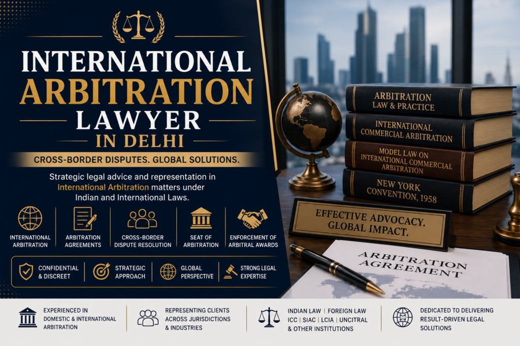 International Arbitration Lawyer in Delhi