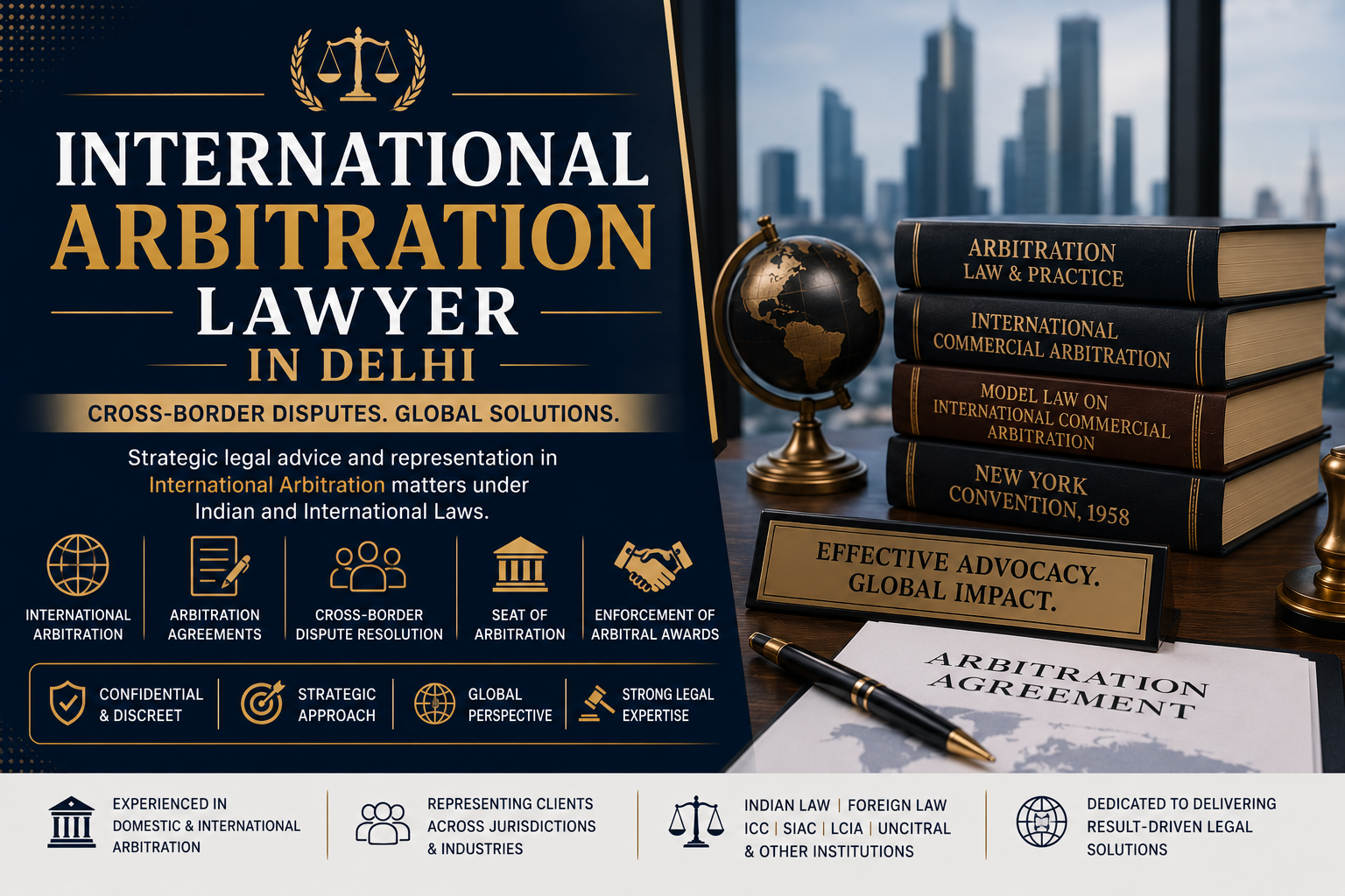 International Arbitration Lawyer in Delhi