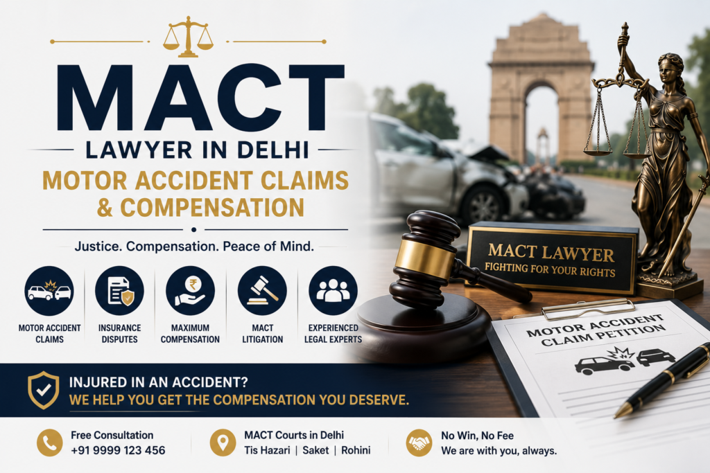 MACT Lawyer in Delhi | Motor Accident Claims & Compensation