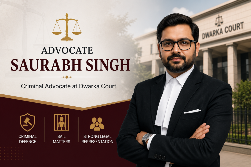 Advocate Saurabh Singh — Criminal Advocate at Dwarka Court