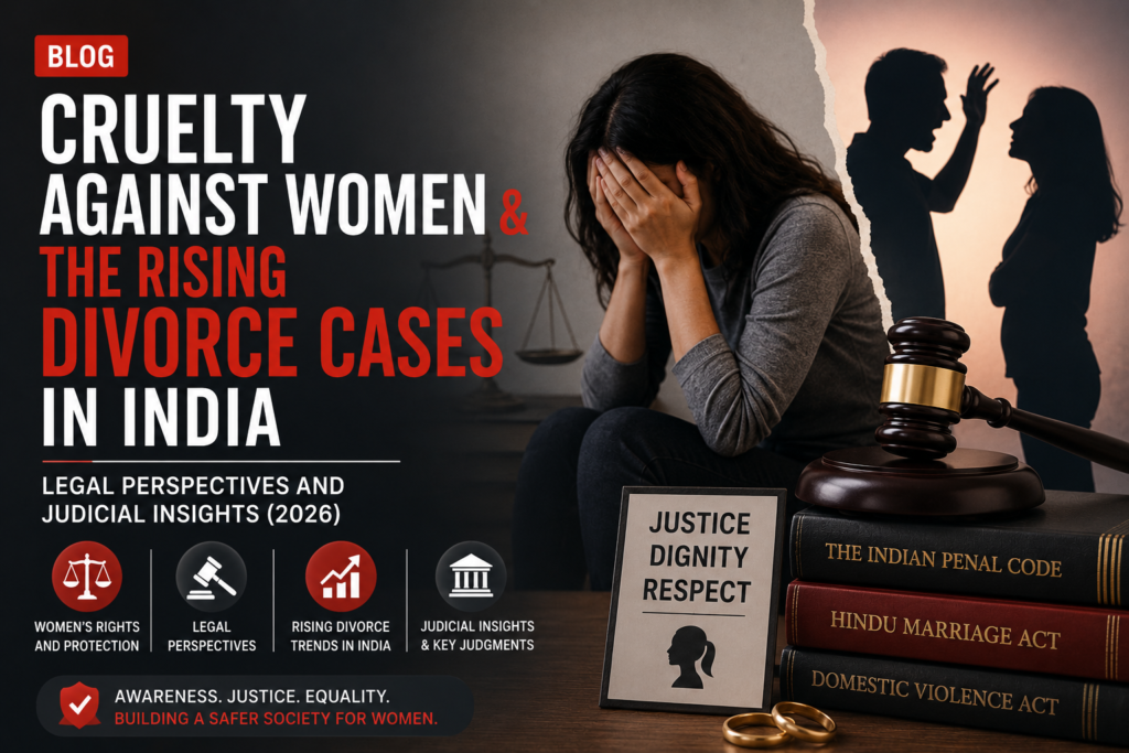 Cruelty Against Women & the Rising Divorce Cases in India: Legal Perspectives and Judicial Insights (2026)