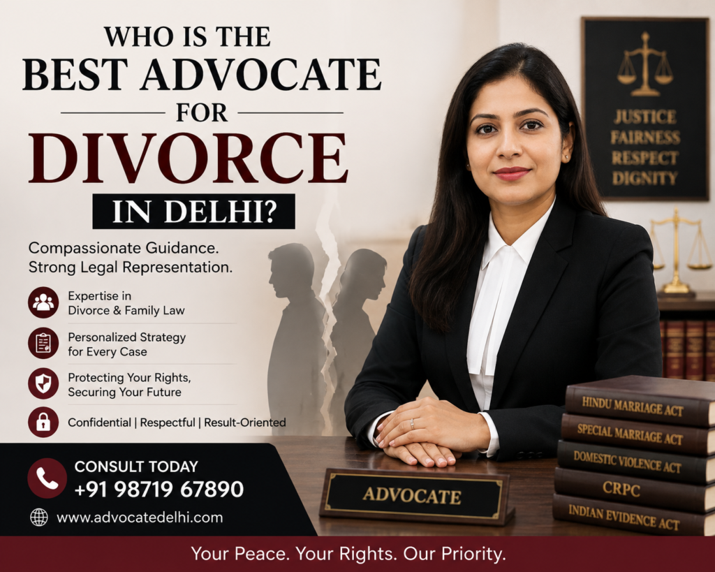 Best Advocate for Divorce in Delhi