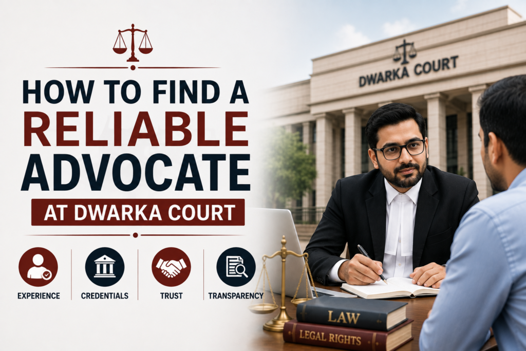 How to Find a Reliable Advocate at Dwarka Court