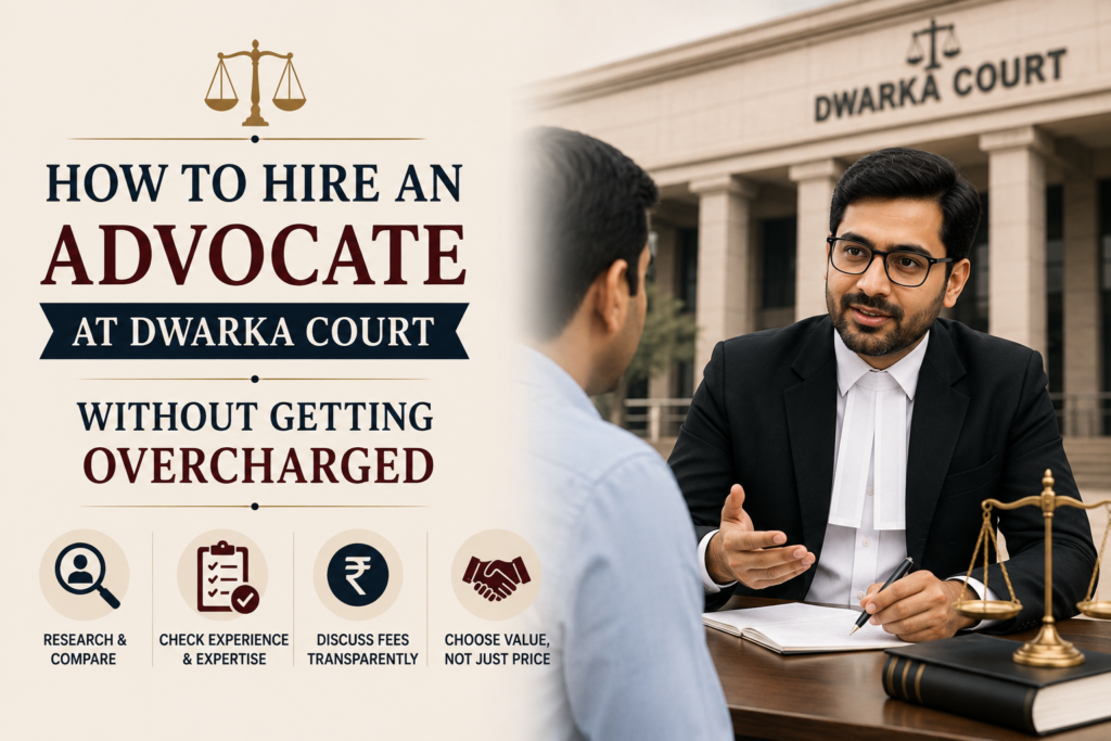 How to Hire an Advocate at Dwarka Court Without Getting Overcharged