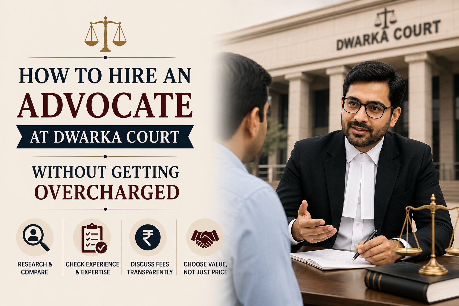 How to Hire an Advocate at Dwarka Court Without Getting Overcharged