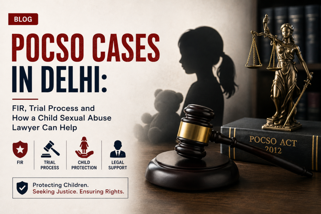 POCSO Cases in Delhi: FIR, Trial Process and How a Child Sexual Abuse Lawyer Can Help