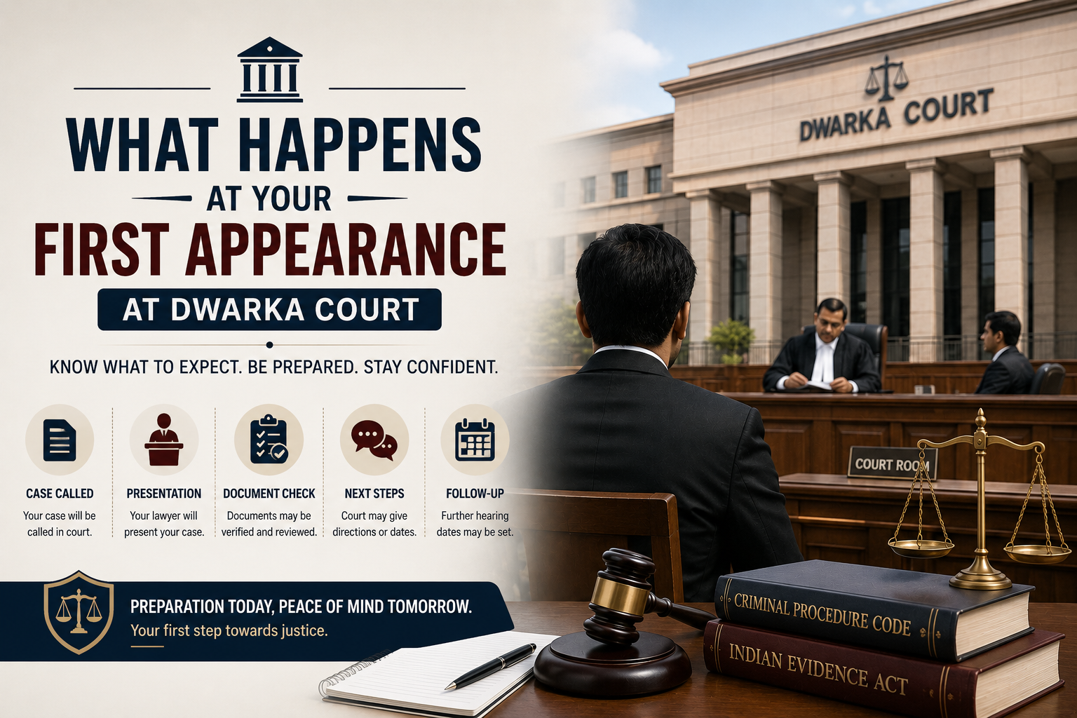 What Happens at Your First Appearance at Dwarka Court?