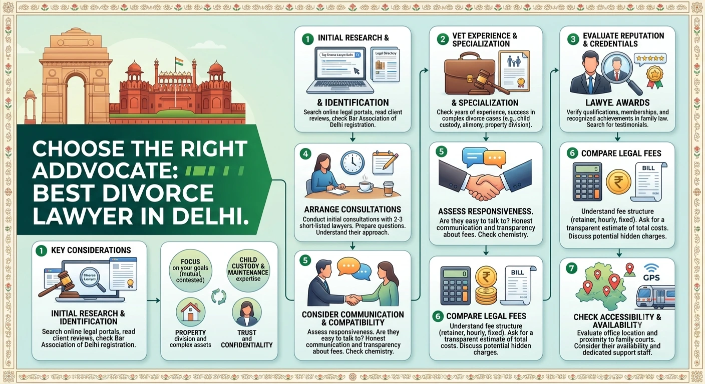 Best Divorce Lawyer in Delhi: How to Choose the Right One