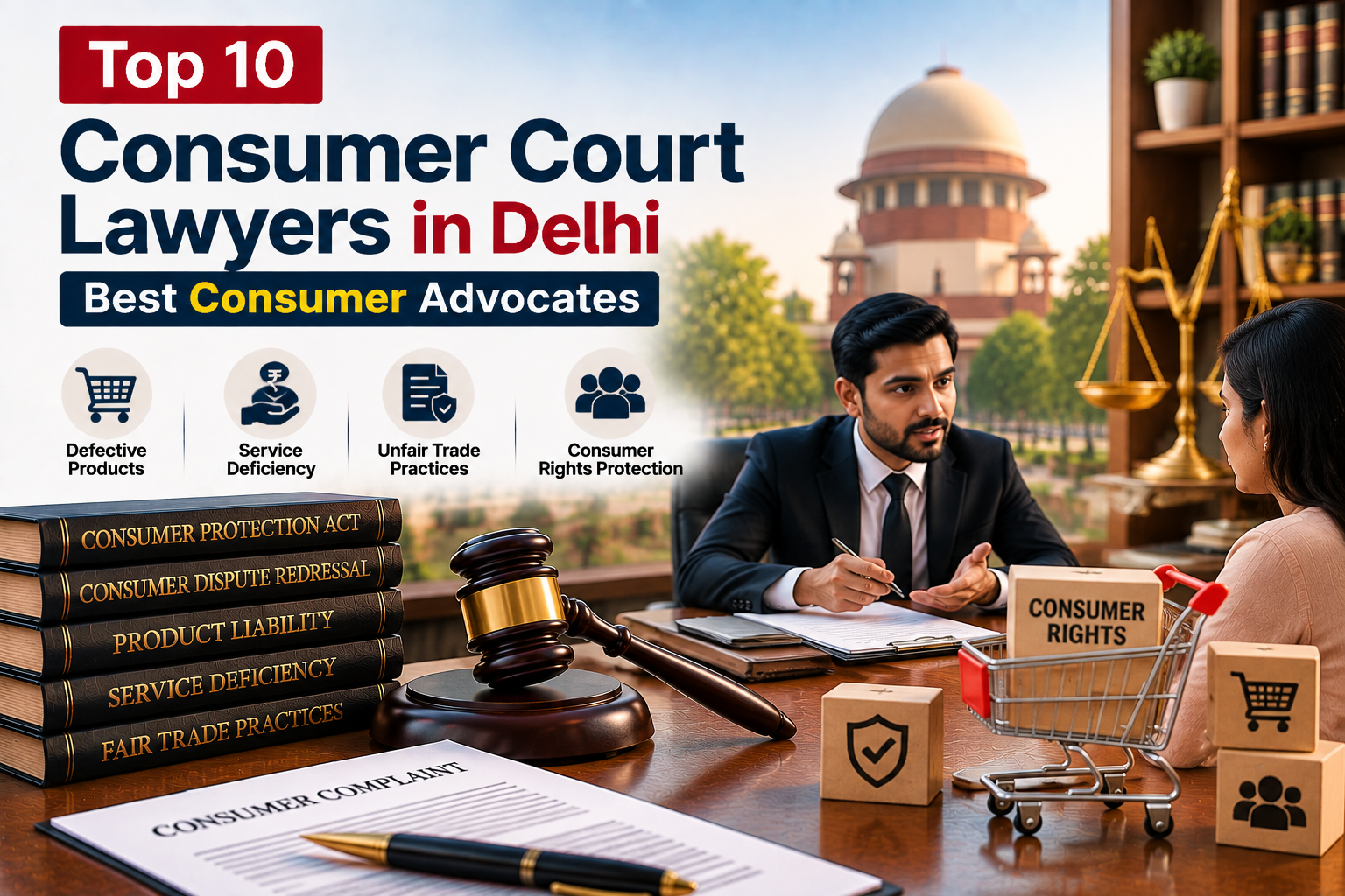 Top 10 Consumer Court Lawyers in Delhi | Best Consumer Advocates