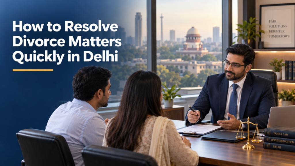 How to Fix Divorce Matter Quickly in Delhi