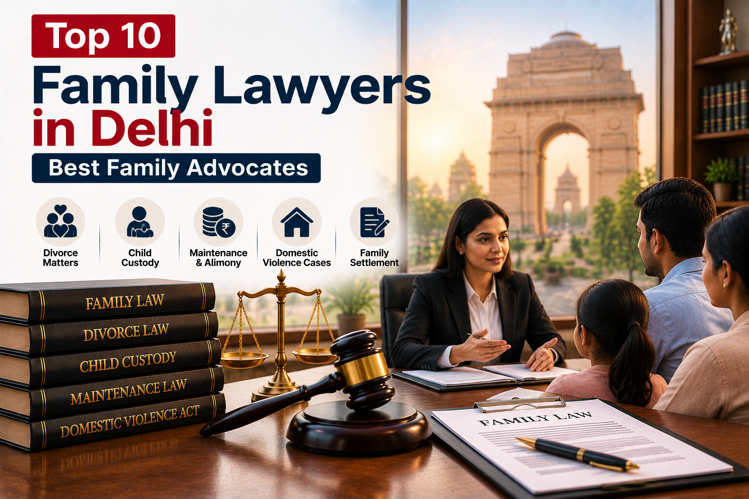 Top 10 Family Lawyers in Delhi | Best Family Advocates