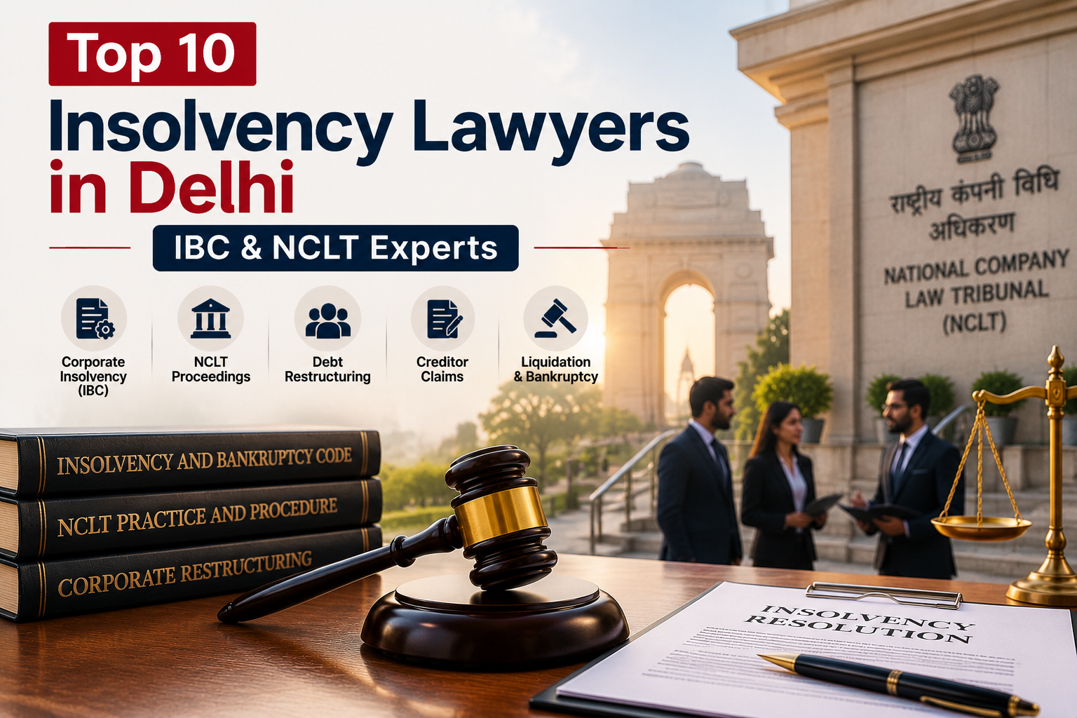 Top 10 Insolvency Lawyers in Delhi | IBC & NCLT Experts