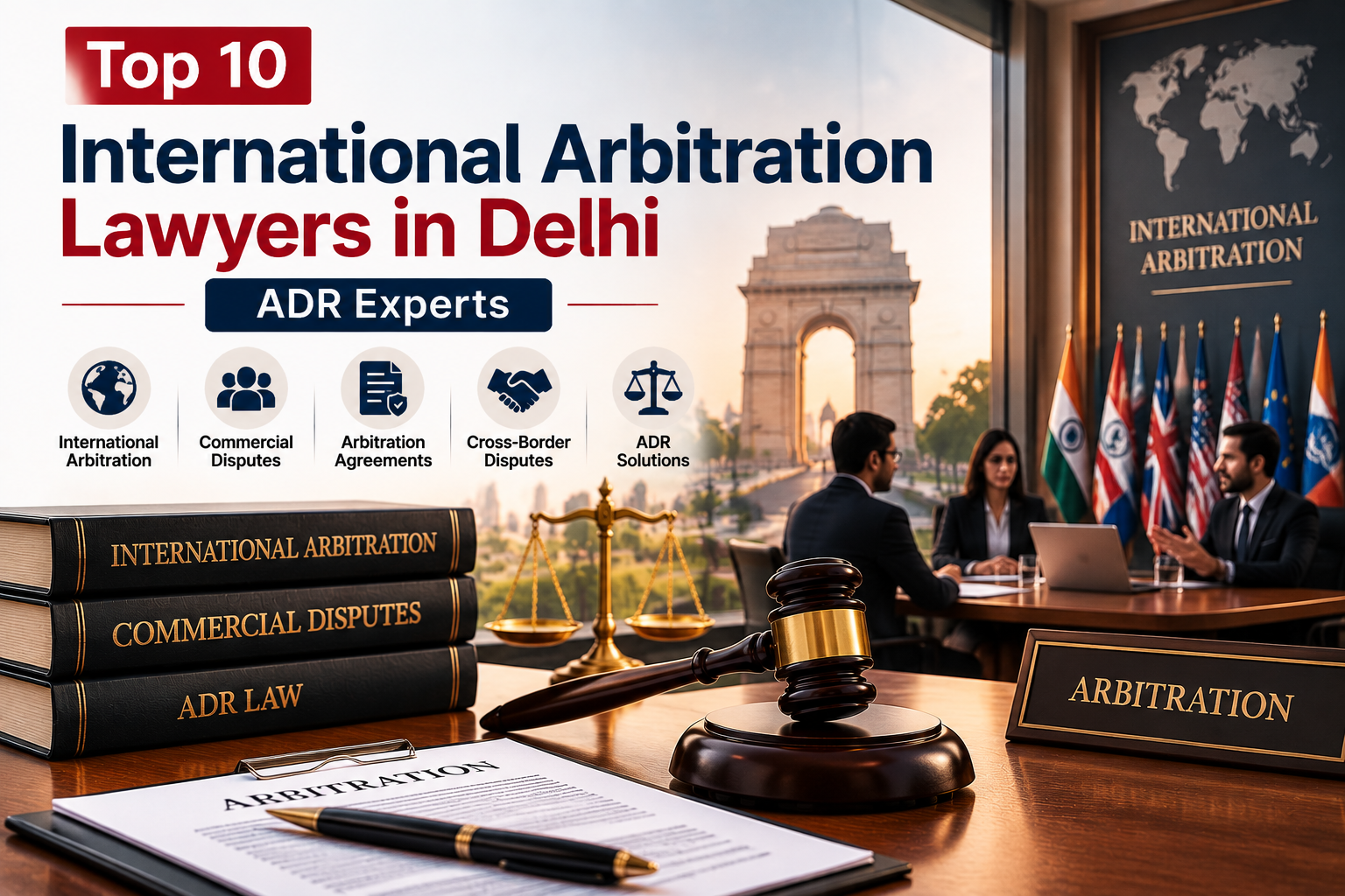 Top 10 International Arbitration Lawyers in Delhi | ADR Experts