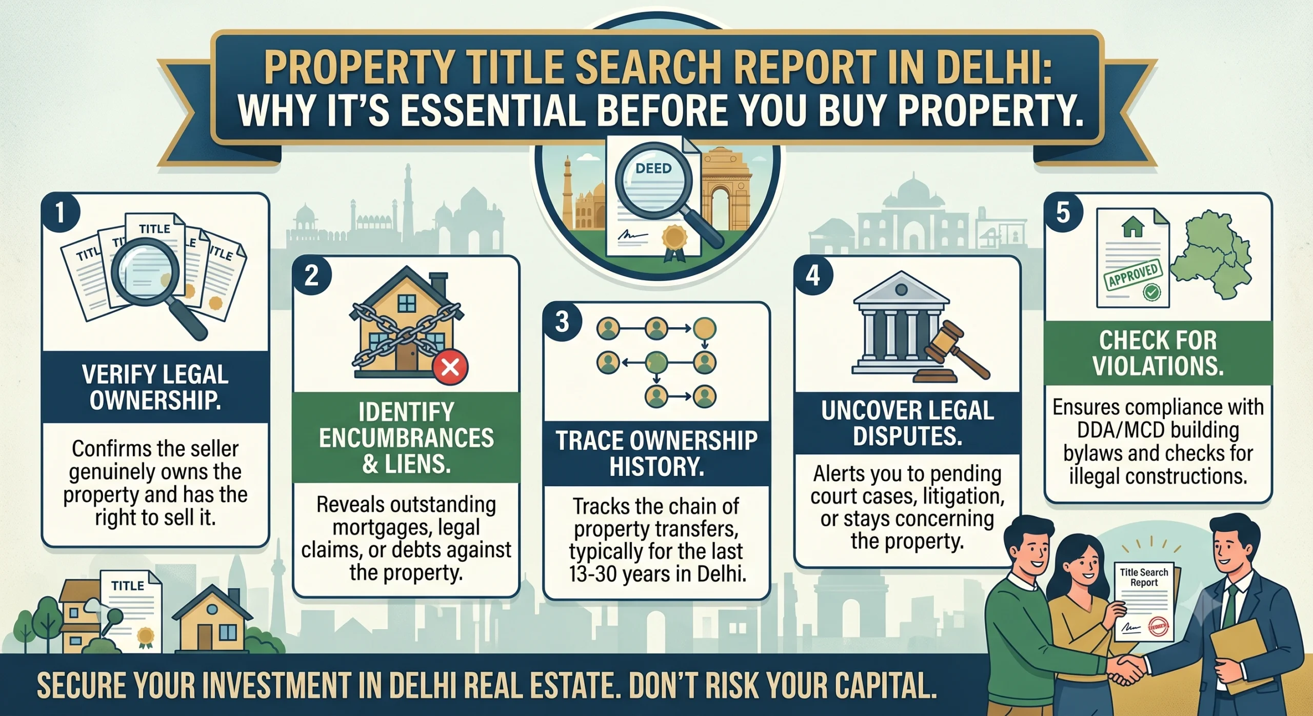 Property Title Search Report in Delhi: Why It’s Essential Before You Buy Property