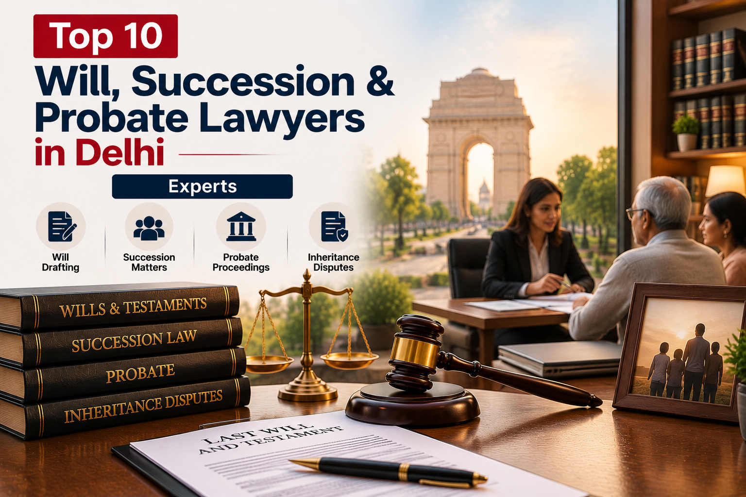 Top 10 Will, Succession & Probate Lawyers in Delhi | Experts