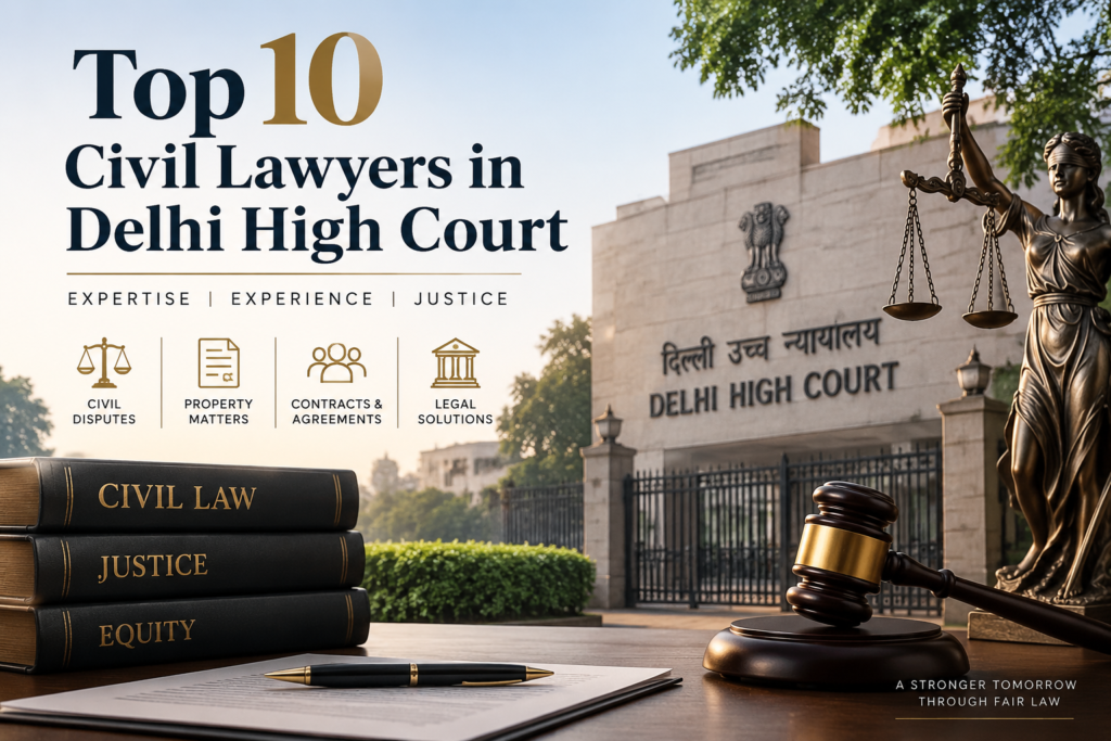 Top 10 Civil Lawyers in Delhi High Court