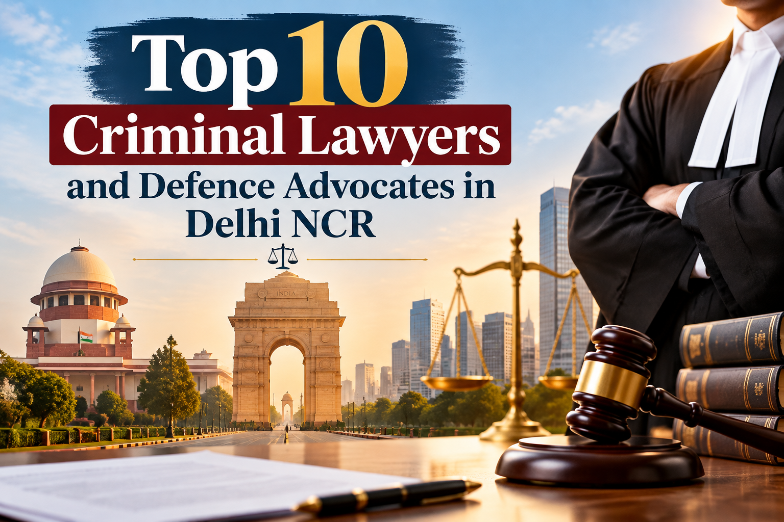 Top 10 Criminal Lawyers in Delhi | Best Defence Advocates
