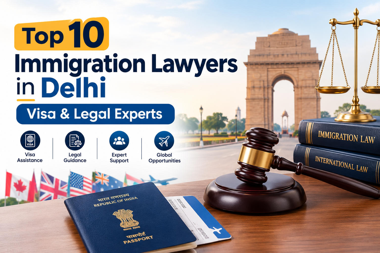 Top 10 Immigration Lawyers in Delhi | Visa & Legal Experts